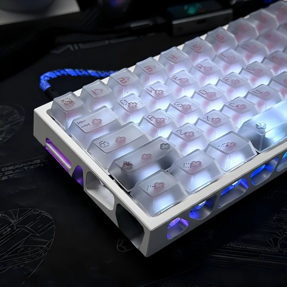 Gaming Accessories Lights - คีย์บอร์ดแม่เหล็ก Everglide AE64 Pro แบบกำหนดเองได้ รองรับ