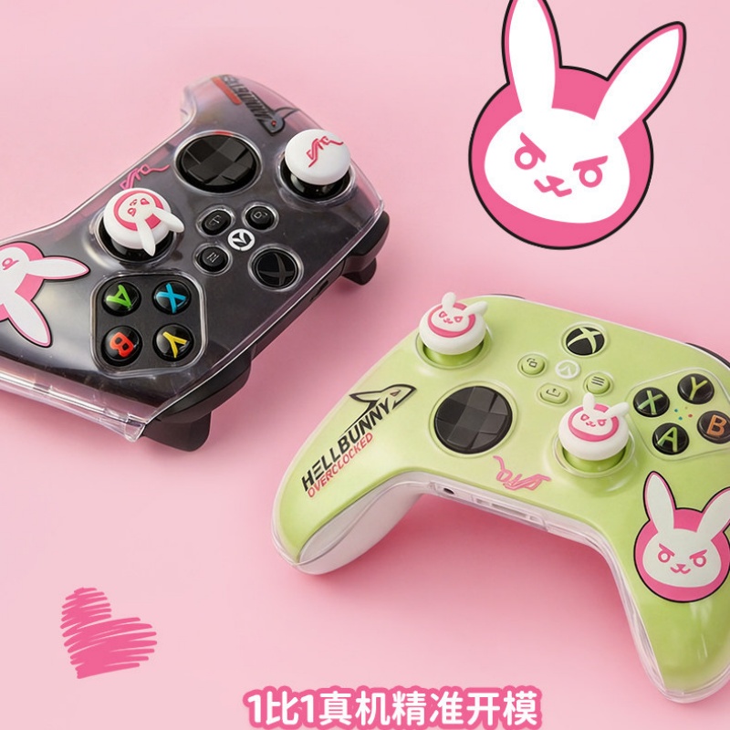 Gaming Accessories Joystick - เคสป้องกันจอยสติ๊กและฝาครอบจอยสติ๊กสำหรับคอนโทรลเลอร์เกม Xbox ลายกระต่าย Dva อุปกรณ์เสริมสำหรับนักเล่นเกม