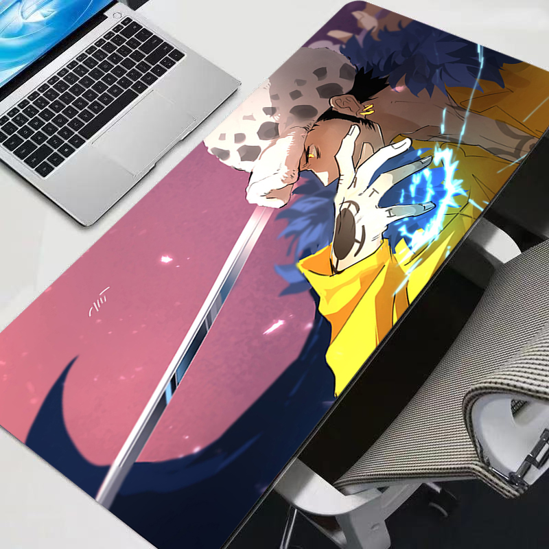 Gaming Accessories Desktop - แผ่นรองเมาส์ลายการ์ตูนน่ารัก สาวอนิเมะ สำหรับเกมเมอร์ แผ่นรองโต๊ะคอมพิวเตอร์ คีย์บอร์ด วันพีซ