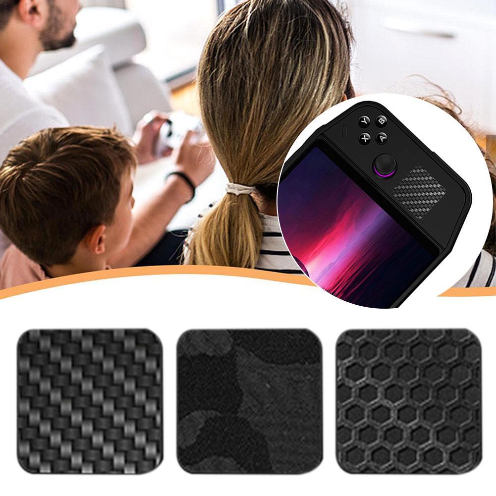 Gaming Accessories Console - สติกเกอร์ลวดลายคาร์บอนไฟเบอร์สำหรับคอนโซลเล่นเกม Legion Go อุปกรณ์เสริมสำหรับเล่นเกมมือถือ