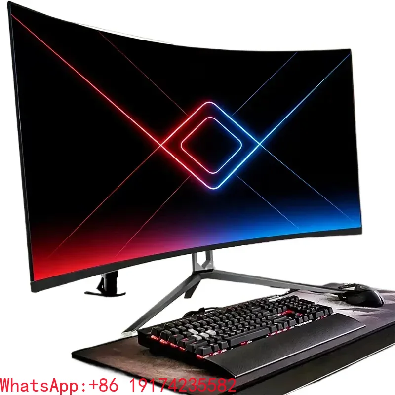 Monitor 144Hz 27Inch - จอภาพสำหรับเล่นเกมแบบโค้ง ความละเอียด 2K อัตราการรีเฟรชสูง 144Hz และ