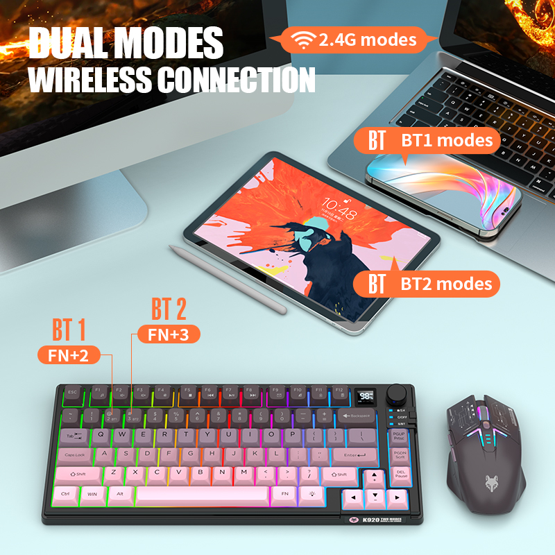 ชุดคีย์บอร์ดและเมาส์แบบดูอัลโห - Gaming Accessories Uk บทวิจารณ์และราคา