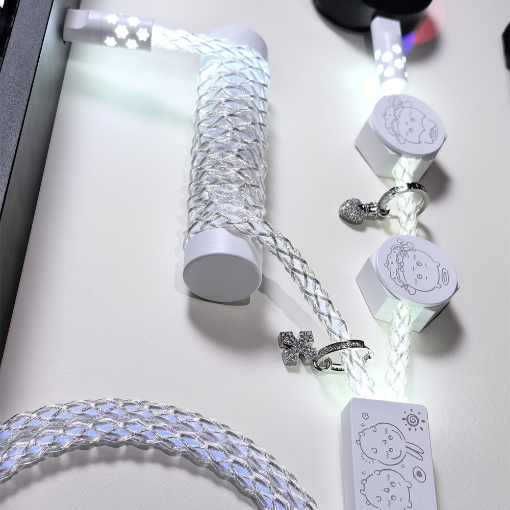 สายคีย์บอร์ดแม่เหล็กสีขาวเย็น  - Gaming Accessories Lights บทวิจารณ์และราคา