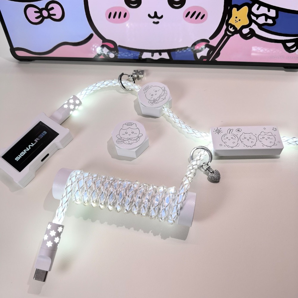 สายคีย์บอร์ดแม่เหล็กสีขาวเย็น  - Gaming Accessories Lights บทวิจารณ์และราคา