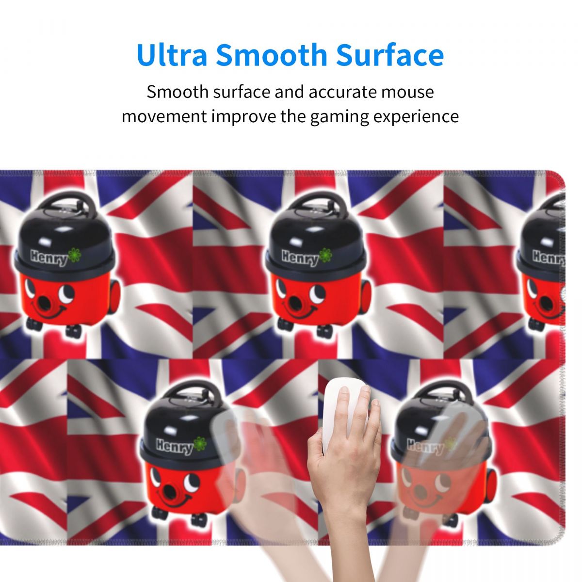 เฮนรี ฮูเวอร์ พร้อมลายธงชาติอั - Gaming Accessories Uk บทวิจารณ์และราคา