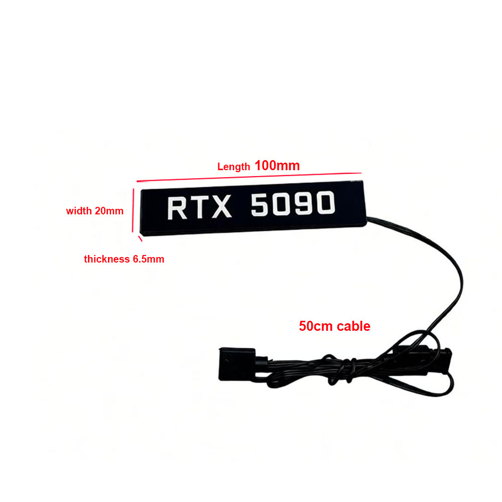 การ์ดแสงสําหรับ RTX 5090 5080  - Gaming Accessories Lights บทวิจารณ์และราคา