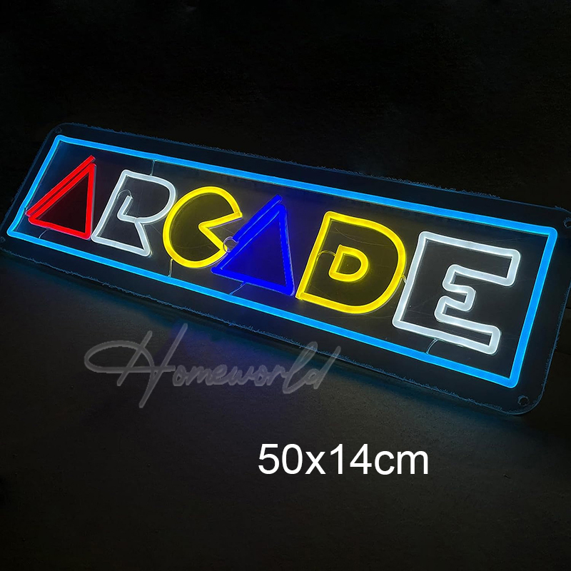 อาเขตNeon Sign LEDเกมห้องจับNe - Gaming Accessories Lights บทวิจารณ์และราคา