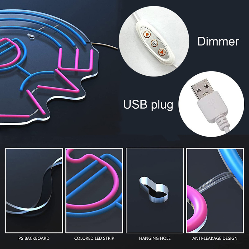 อาเขตNeon Sign LEDเกมห้องจับNe - Gaming Accessories Lights บทวิจารณ์และราคา