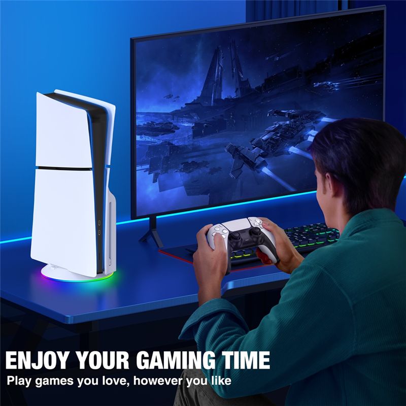 AED7-ขาตั้งแนวตั้งพร้อมไฟ RGB  - Gaming Accessories Lights บทวิจารณ์และราคา