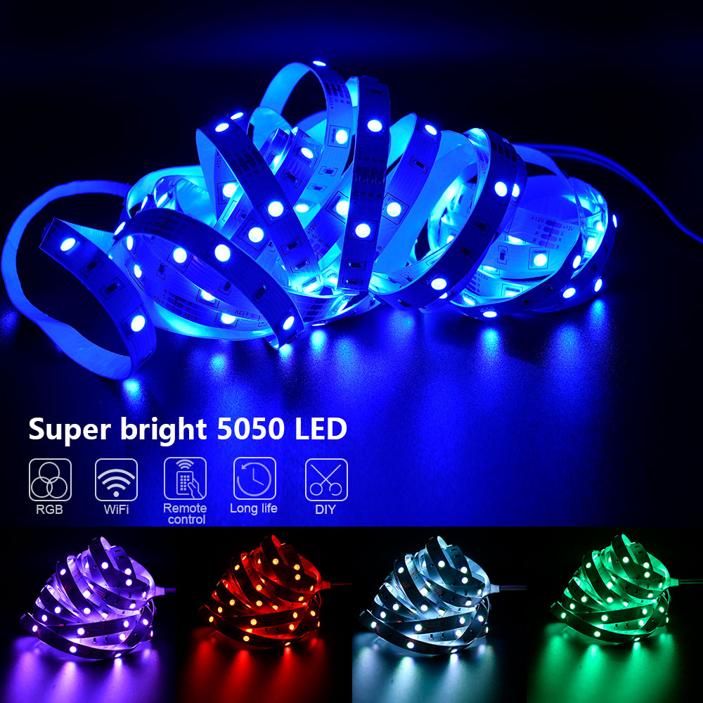 ไฟแถบไฟ LED บลูทูธ WiFi USB RG - Gaming Accessories Lights บทวิจารณ์และราคา
