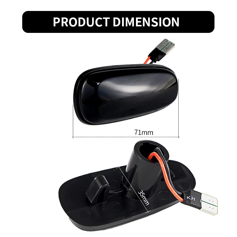 ไฟเลี้ยวข้างแบบไดนามิก LED 2 ช - Gaming Equipment Accessories บทวิจารณ์และราคา