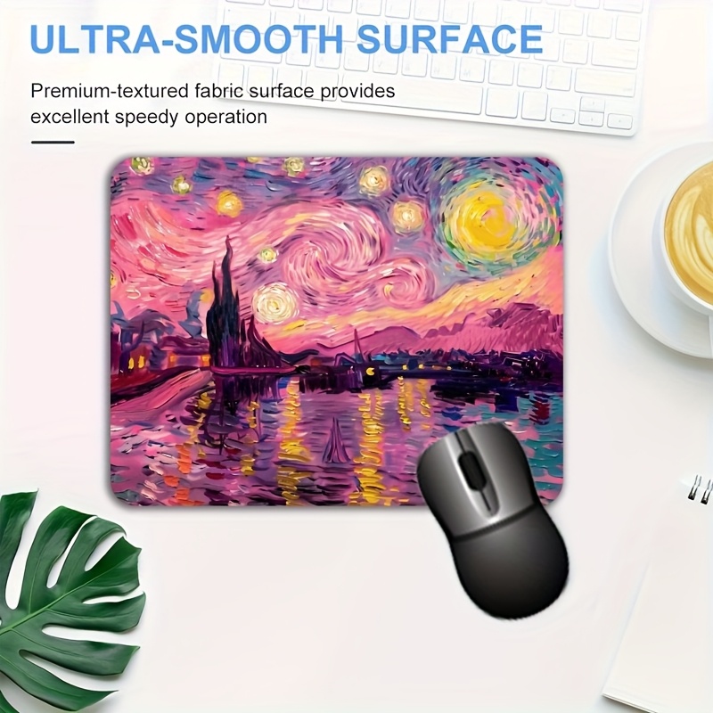 แผ่นรองเมาส์ลายภาพวาดสีน้ำมันท - Gaming Accessories Brands บทวิจารณ์และราคา