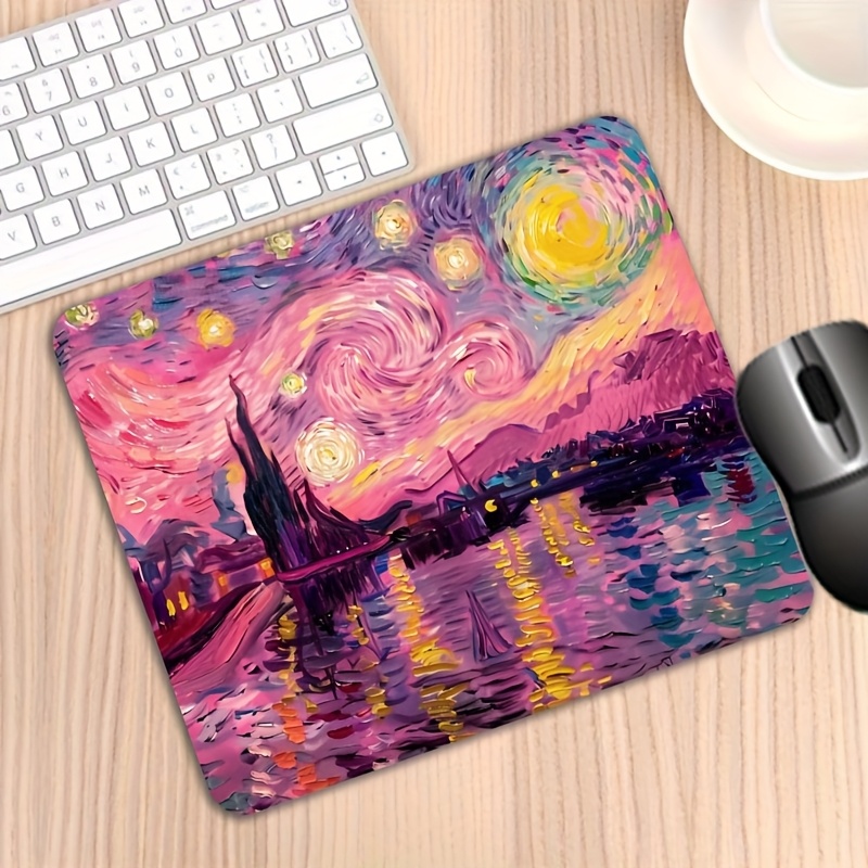 แผ่นรองเมาส์ลายภาพวาดสีน้ำมันท - Gaming Accessories Brands บทวิจารณ์และราคา