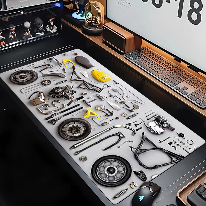 แผนภาพการถอดประกอบ แผ่นรองเมาส - Gaming Accessories For Gaming Desk บทวิจารณ์และราคา