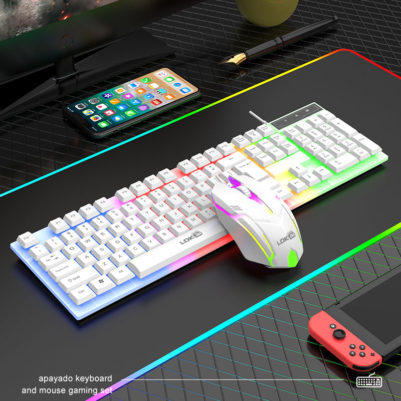 ชุดคีย์บอร์ดและเมาส์แบบมีสาย 1 - Gaming Accessories Uk บทวิจารณ์และราคา
