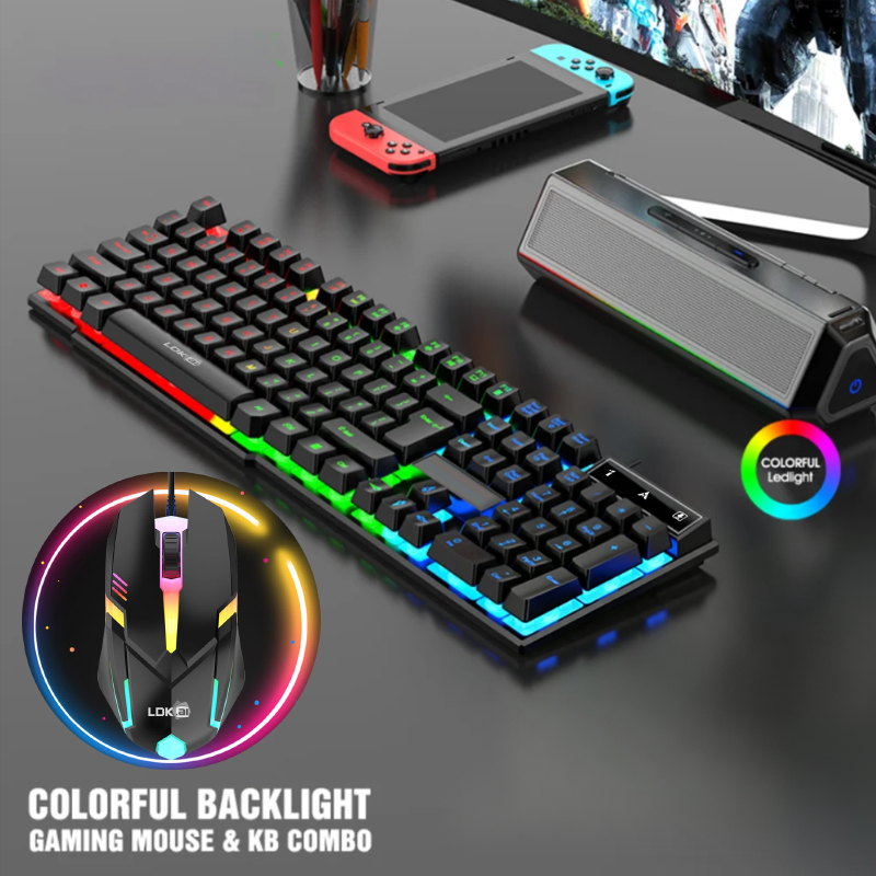ชุดคีย์บอร์ดและเมาส์แบบมีสาย 1 - Gaming Accessories Uk บทวิจารณ์และราคา