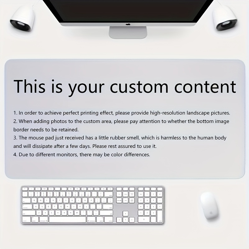 แผ่นรองเมาส์รูปภาพแบบกำหนดเอง, - Gaming Accessories Desktop บทวิจารณ์และราคา