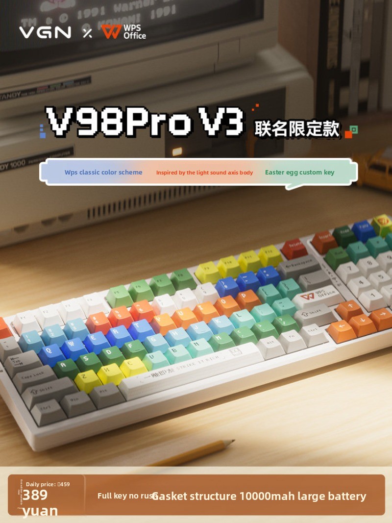 คีย์บอร์ดเกมมิ่งแบบกลไก VGN V9 - Gaming Accessories Brands บทวิจารณ์และราคา